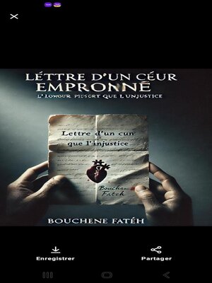 cover image of Lettre d'un Innocent